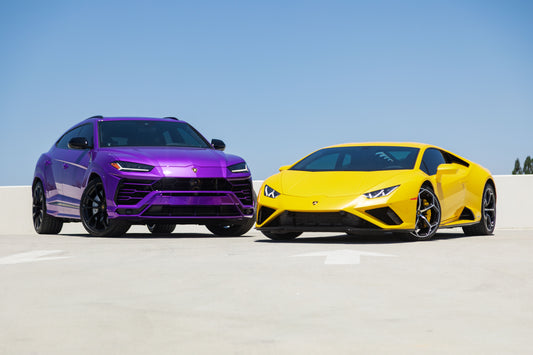 Purple and Gold Lamborghini Urus
