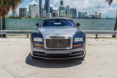 Blue Rolls Royce Wraith