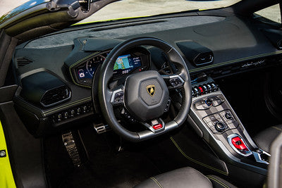 Green Huracan Spyder