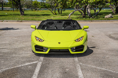 Green Huracan Spyder