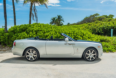 Silver Rolls Royce Dawn