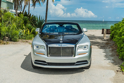 Silver Rolls Royce Dawn