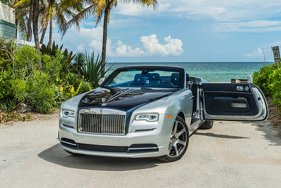 Silver Rolls Royce Dawn