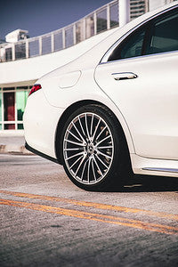 White Mercedes Benz S580