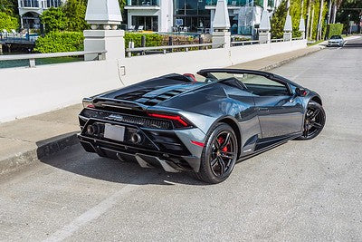 Grey Huracan Spyder Evo