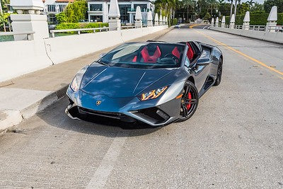 Grey Huracan Spyder Evo