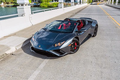 Grey Huracan Spyder Evo