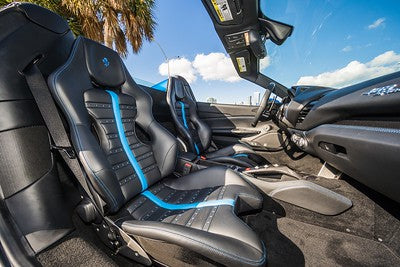 Blue Ferrari 488 Spyder