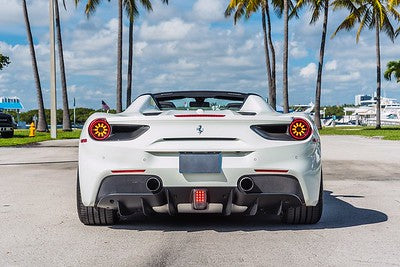 White Ferrari 488 Spyder