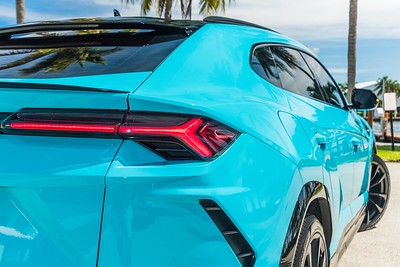 Miami Blue Lamborghini Urus