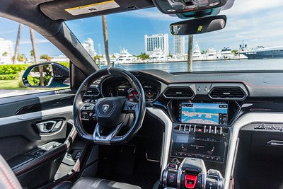 Miami Blue Lamborghini Urus