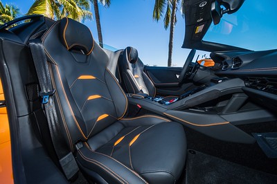 Orange Huracan Spyder Evo