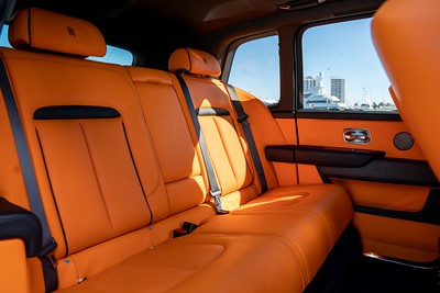 Rolls Royce Cullinan Black on Orange