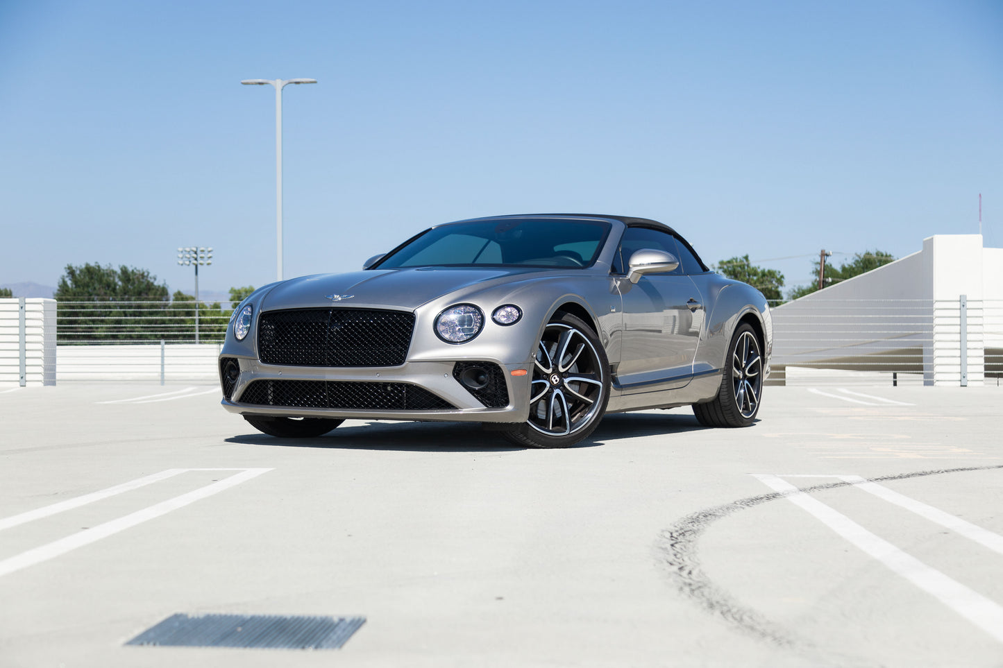 Silver Bentley