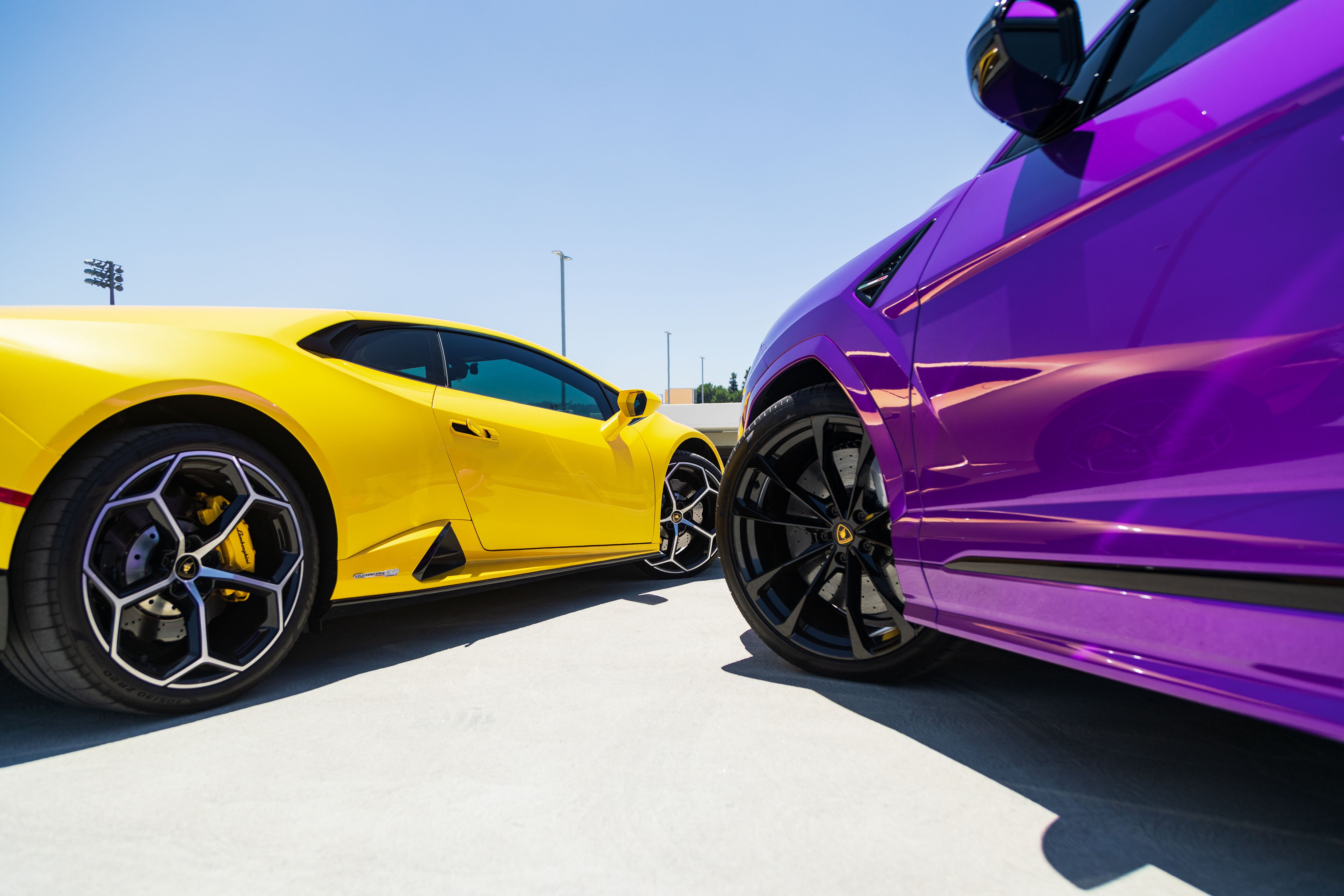 Purple and Gold Lamborghini Urus