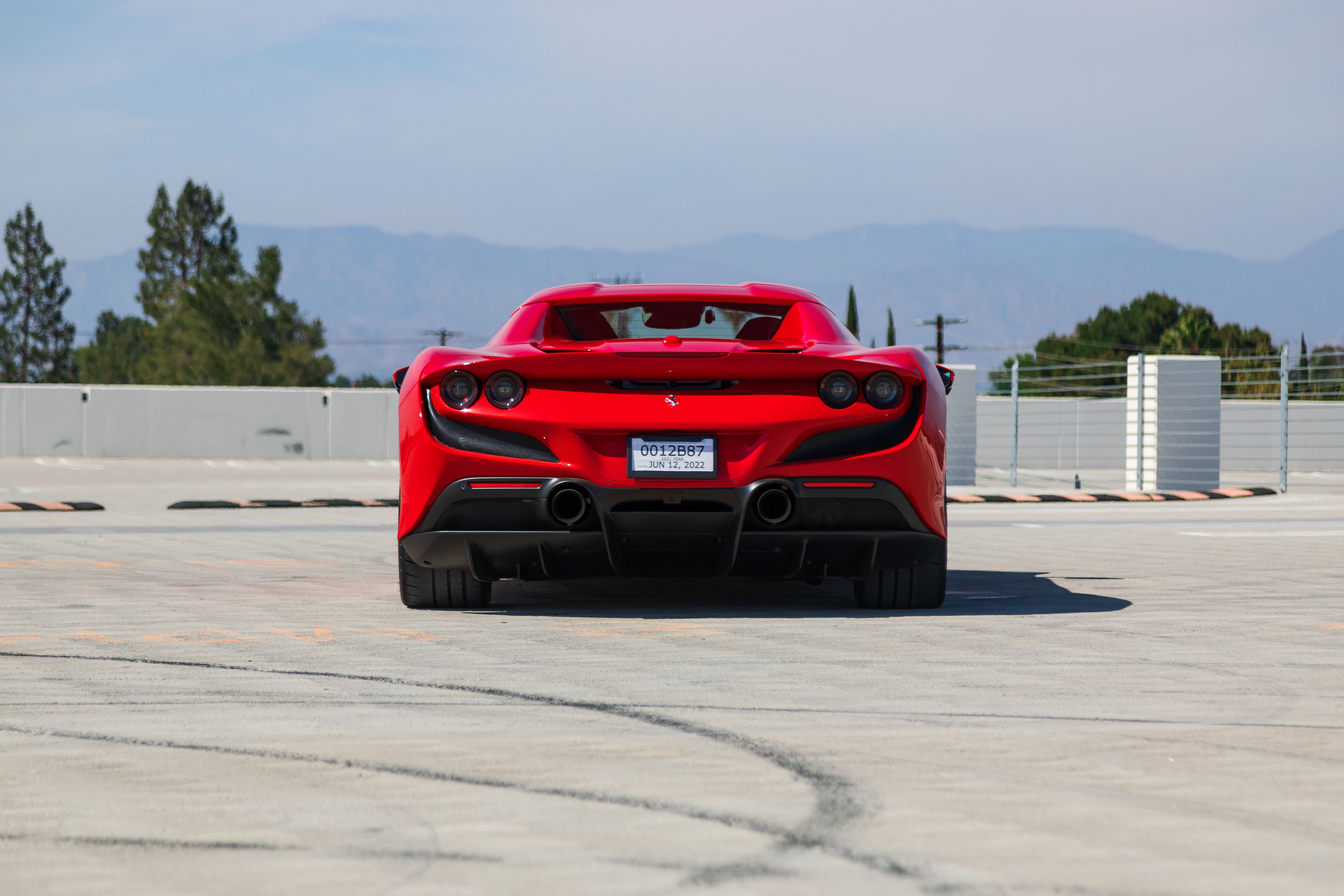 Red Ferrari  F8