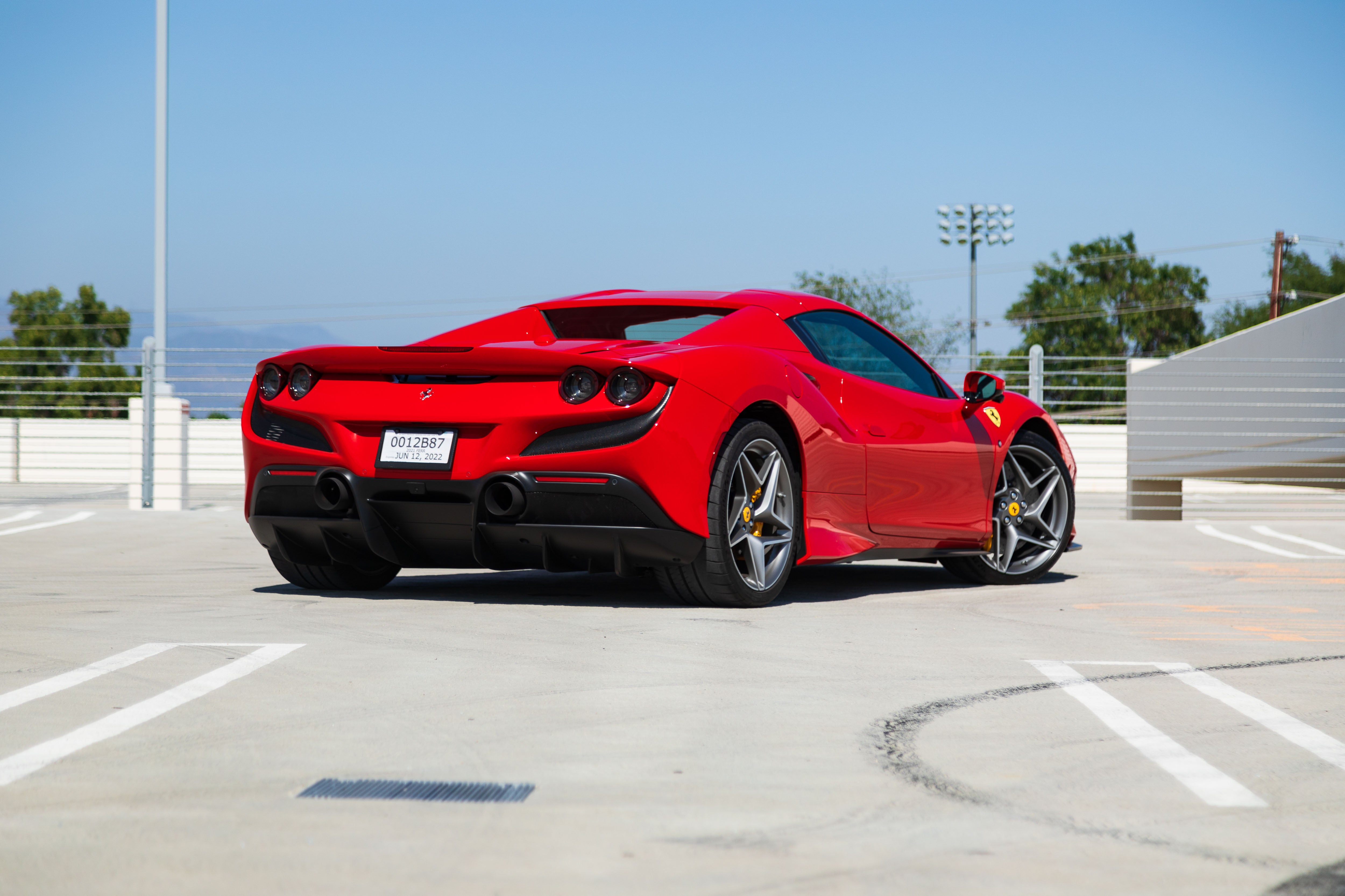 Red Ferrari  F8