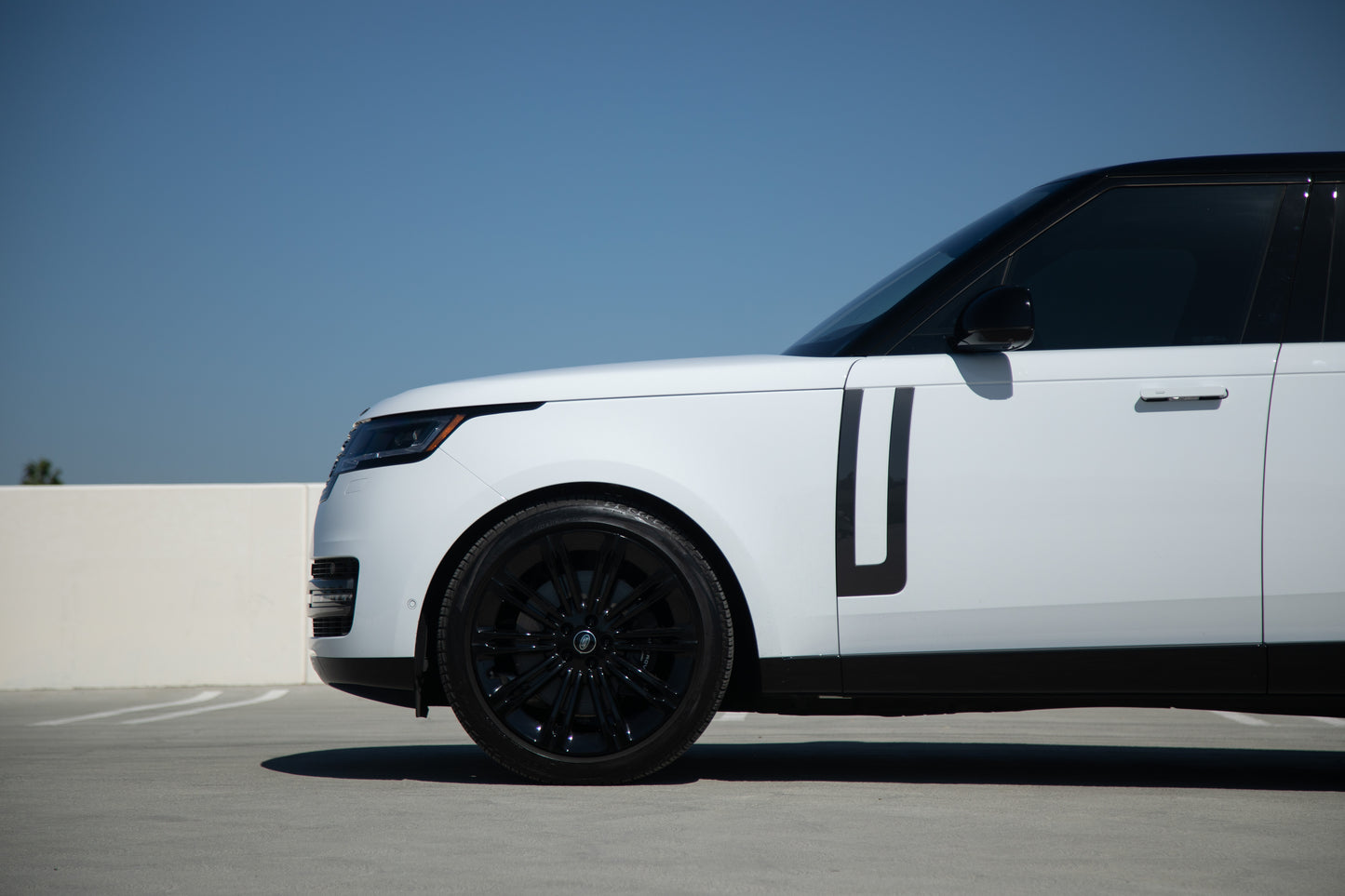 White New Range Rover