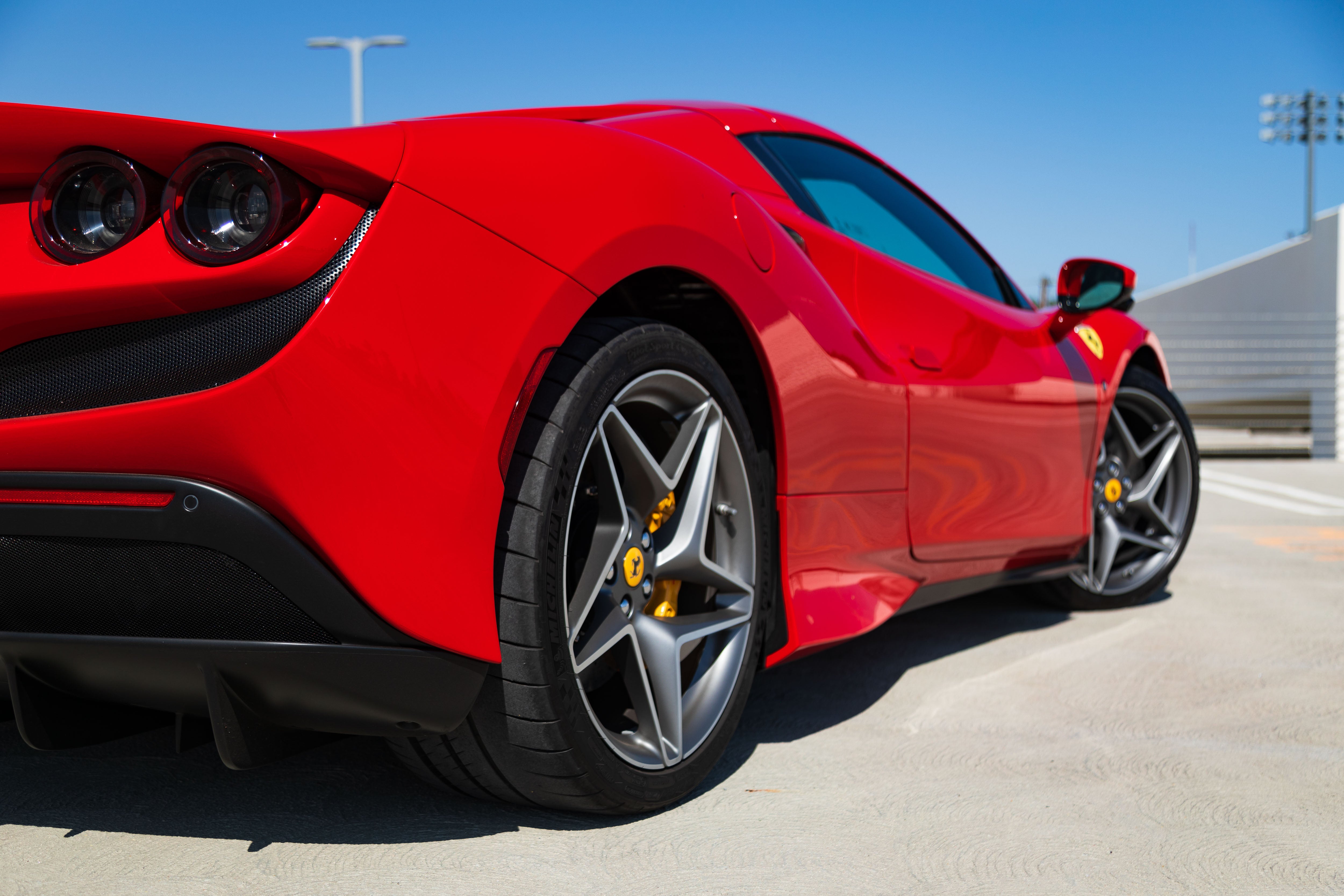 Red Ferrari  F8