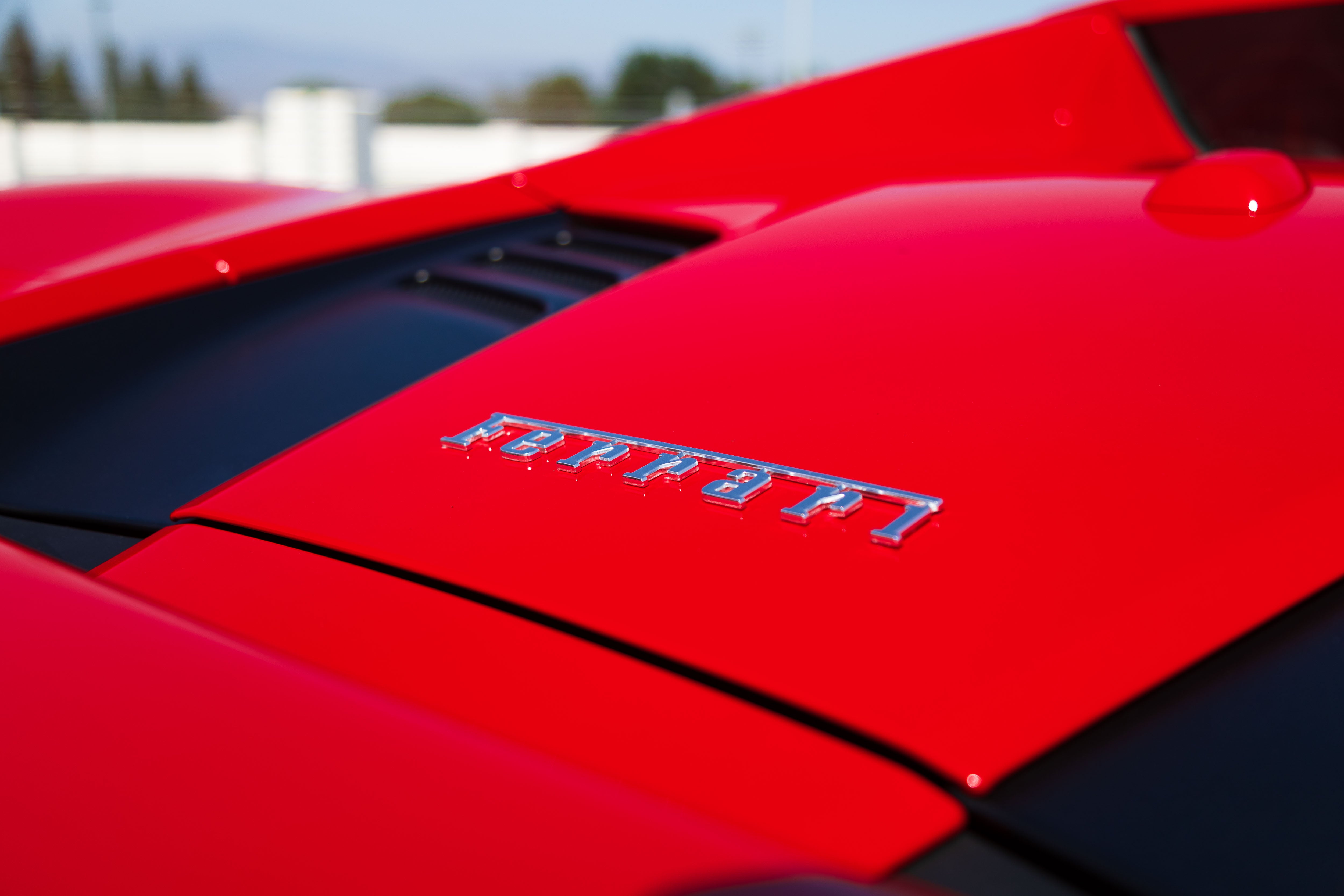 Red Ferrari  F8