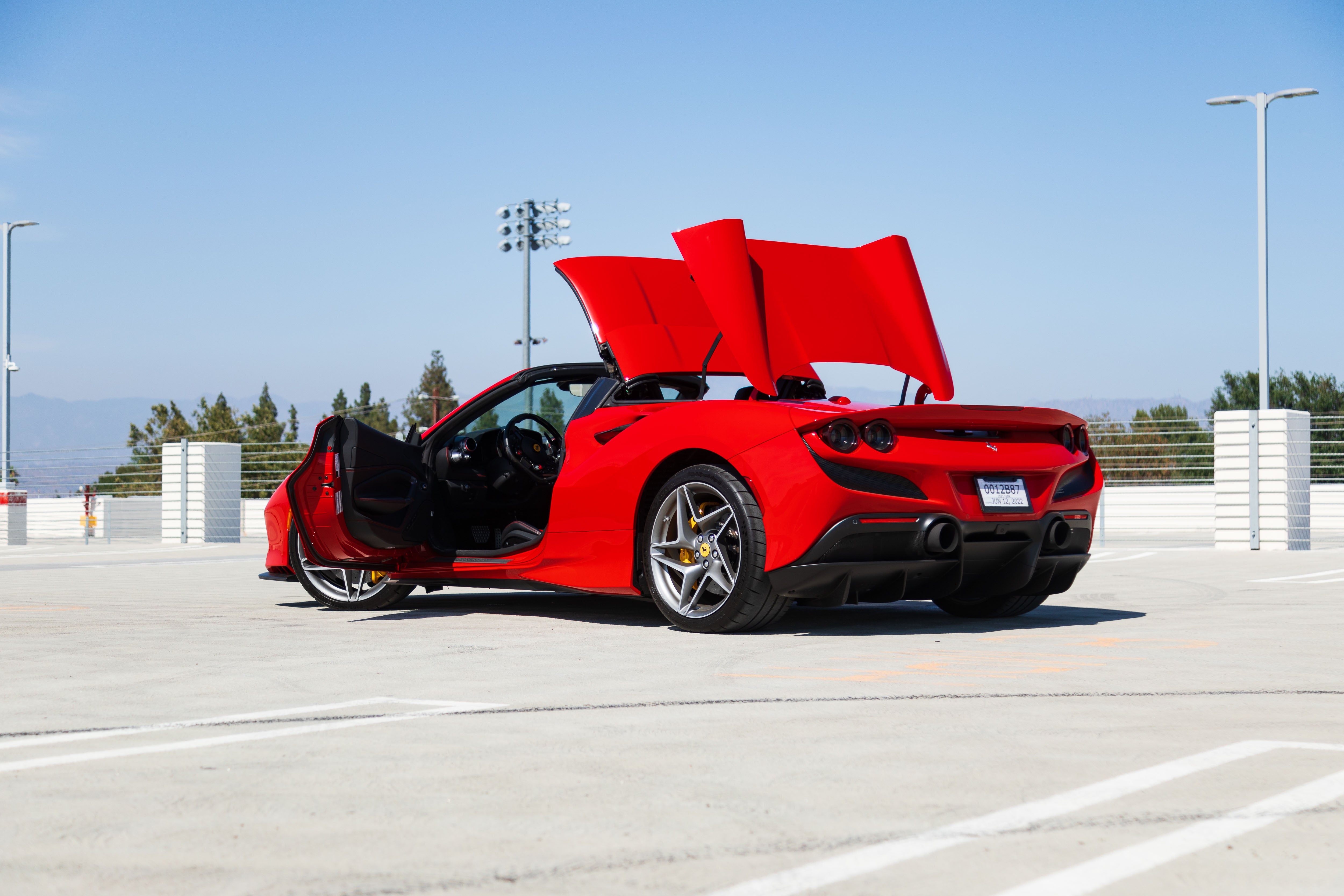 Red Ferrari  F8